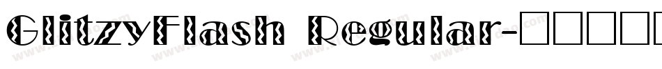 GlitzyFlash Regular字体转换